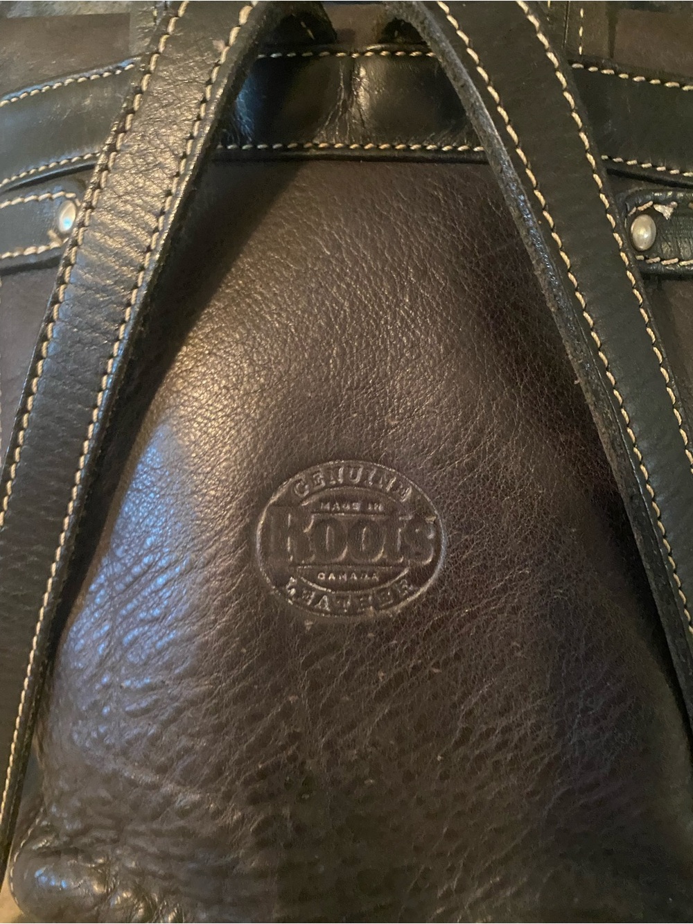 Vintage Roots Leather Backpack - Picture 7 of 10